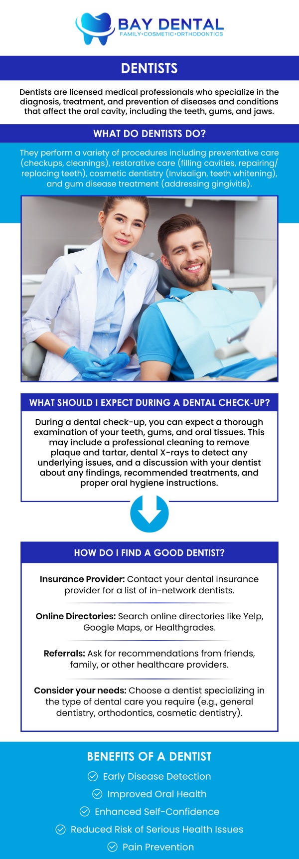 Common questions asked by patients: What happens during a dental checkup appointment? Why are regular dental checkups important for maintaining oral health? How often should you schedule a dental checkup? What problems can a dentist detect during a routine dental checkup? For more information, contact us today or book an appointment online. We are conveniently located at 3620 S. Bristol St, #307, Santa Ana, CA. We serve patients from Santa Ana CA, Tustin CA, Irvine CA, Garden Grove CA, Fountain Valley CA, Costa Mesa CA, and surrounding areas.